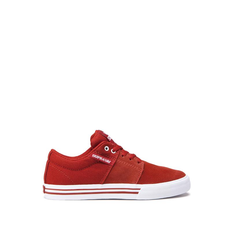 Supra STACKS II VULC Sneaker Low Kinder Rot Deutschland ZGAST8290